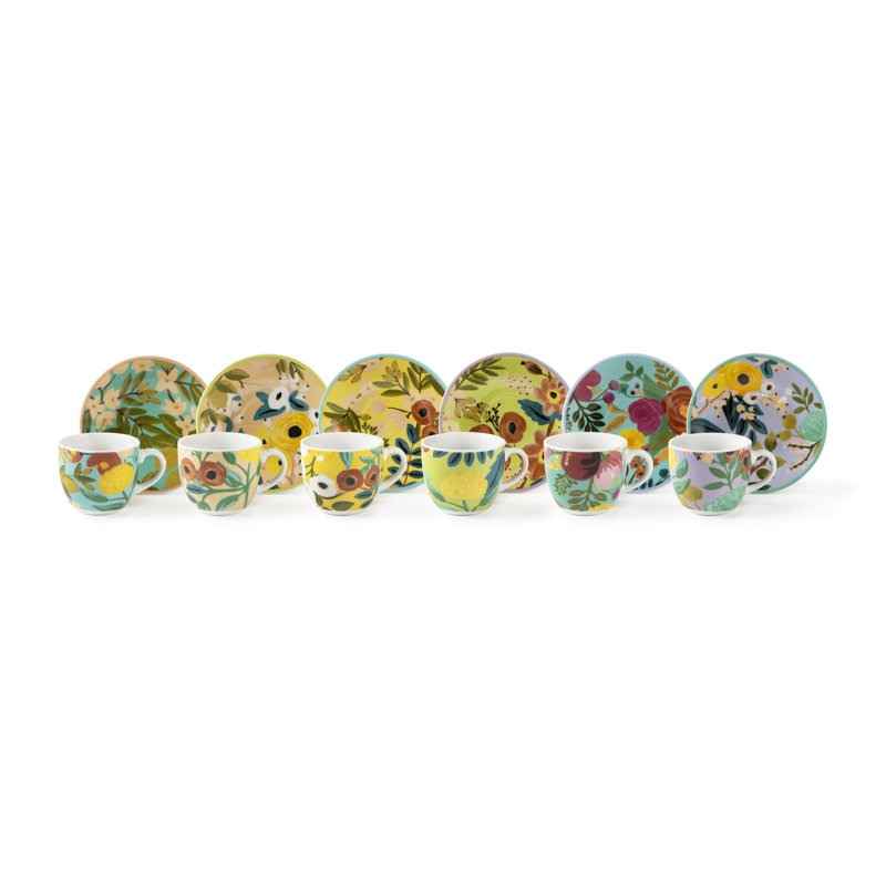 Fiori Frida Porcelain Coffee Cup