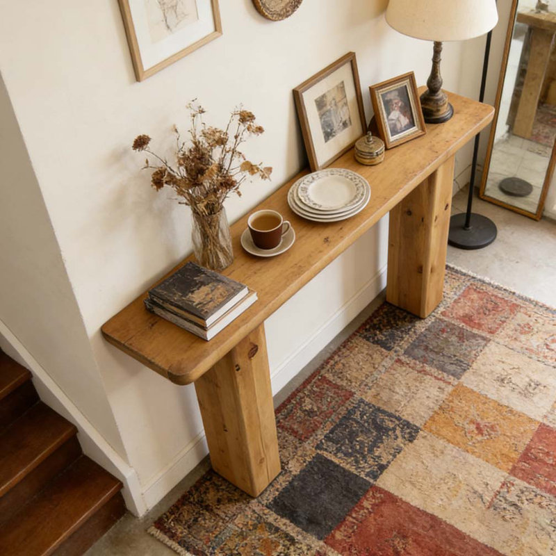 Console, canapé