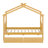 Wooden House Bed with Drawers-479318143