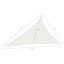 Azbane 5m x 6m Triangular Shade Sail-233797324-186601830