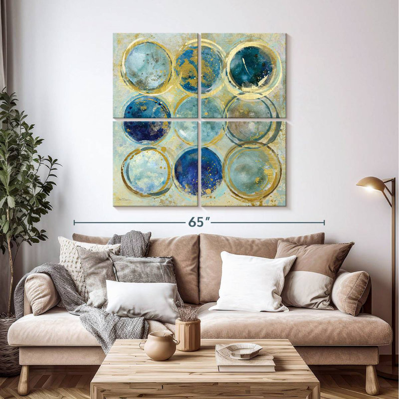 Alignment Gold, 45" H x 45" W