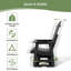 Siège de patio ergonomique pivotant Adirondack-2015232151