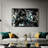 Abstract Metallic Tempered - Unframed Painting on Canvas