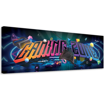 Gaming Zone Games - Wrapped Canvas Print