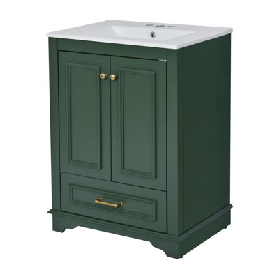 Meuble-lavabo 24 po avec lavabo en résine