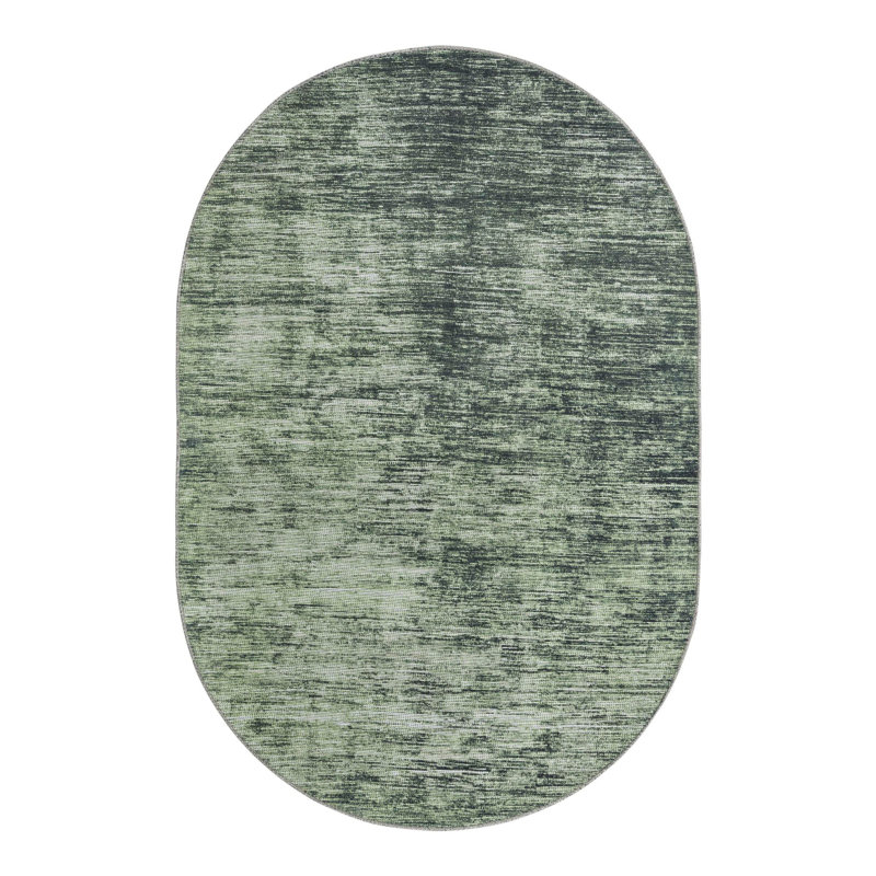 Tapis Montauk - vert, Ovale 4 pi x 6 pi