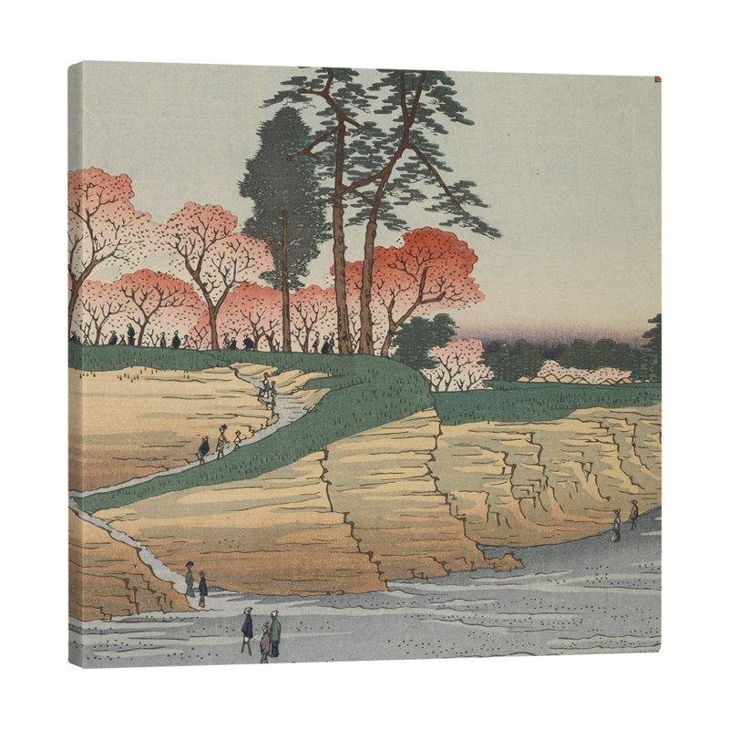 «Gotenyama At Shinagawa Gallery», toile tendue, H 15 po x l 13 po x P 2 po