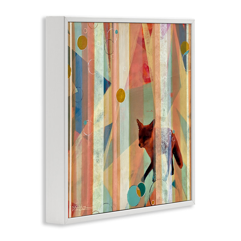 «Make My Move Fox», estampe numérique, conception de Dianna Fritzler, H 12 po x l 12 po, Encadrement giclée blanc côtier