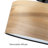 14 In. 2-Light Wood Veneer Drum Ceiling Light Semi Flush Mount-1954244118