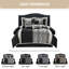 Ensemble d'édredon en microfibre 7 pièces Kath-1866861287-1833122715