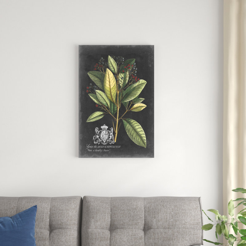 Feuillage royal IV, H 30 po x l 20 po x P 1 po