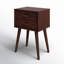 Table de chevet 2 tiroirs Basharat-1735309613