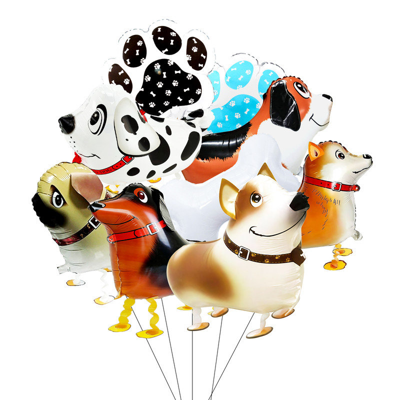 9 ballons en aluminium pour articles de fête pour chien, articles de fête pour chien