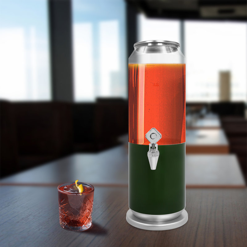 3L Portable Dispenser Wine Dispenser, Green