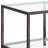 Harway Glass Top End Table