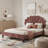 Upholstered daybed with Pop Up Trundle-1085081349