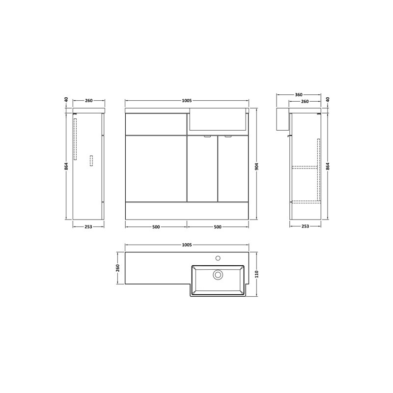 Bathroom Furniture Suite