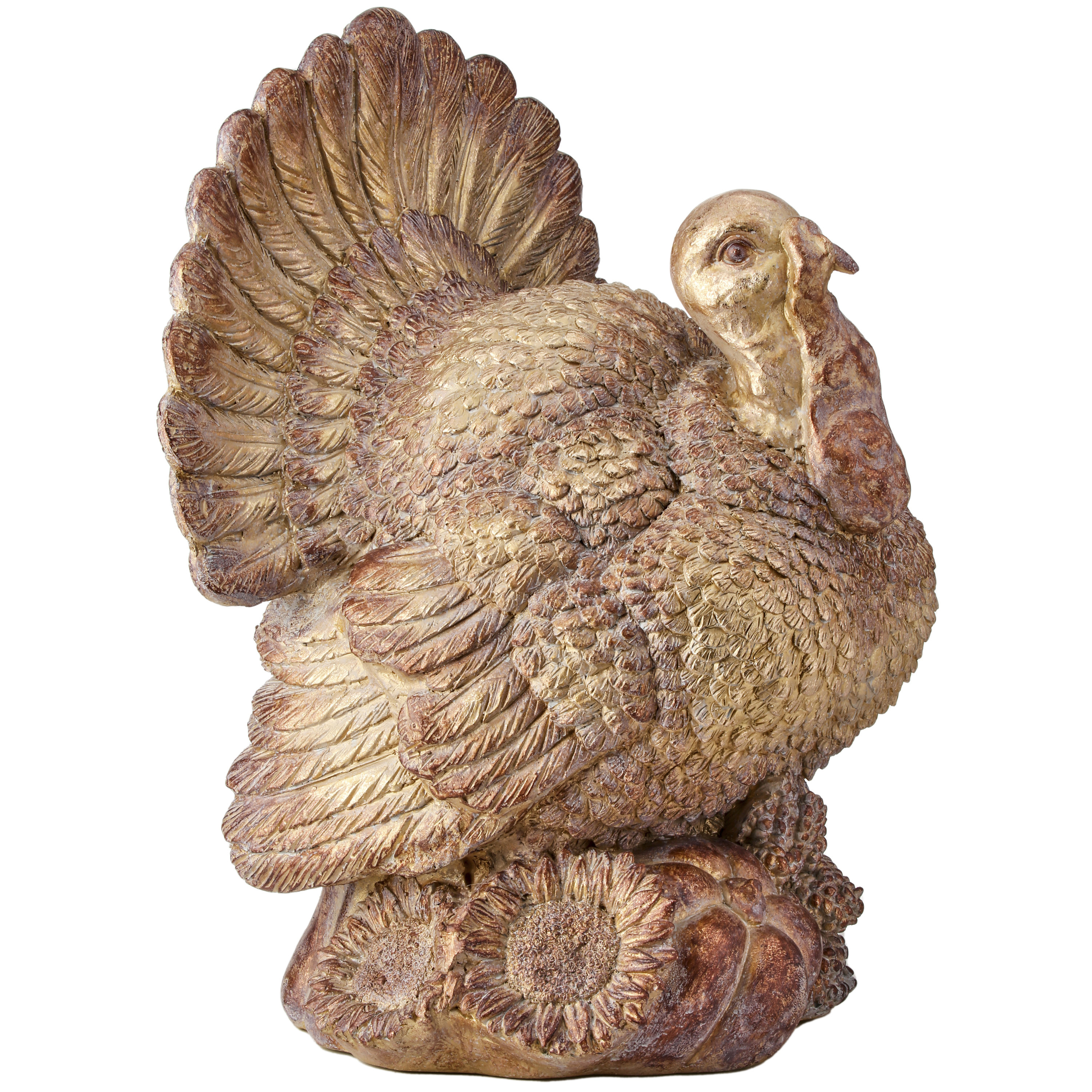 The Holiday Aisle® 23" Grand Harvest Turkey | Wayfair