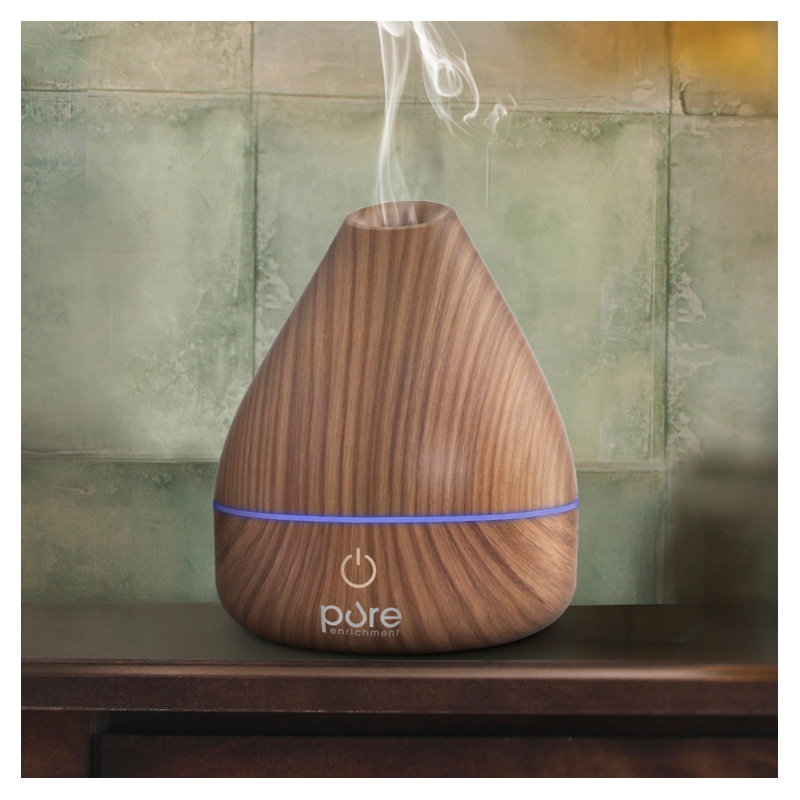 Diffuseur d'huiles naturelles aromathérapie PureSpa, Bois naturel