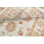 Tapis de chevet beige noué à la main 3 x 3,7 pi pour tapis d'entrée 100% laine