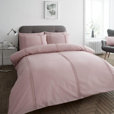 Satin Solid Colour Duvet Cover Set with Pillowcases