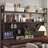 Nut-brown Rectangular Solid Wood with 3 drawers desk-1267874683-1267874682