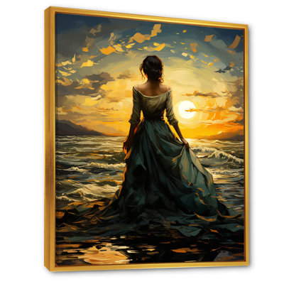 «Woman Reverie Dawns Awakening» - art mural mode