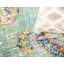 Tapis oriental vert / bleu / rouge en polypropylène tissé à la machine Pennylane-87291038