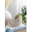 Pot à fleurs sable et ciment avec finition texturée beige Nautilus-1290118363