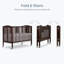 Lit de bébé convertible 2 en 1 standard-10178913