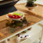 Table basse mobile en métal avec rangement Living Room