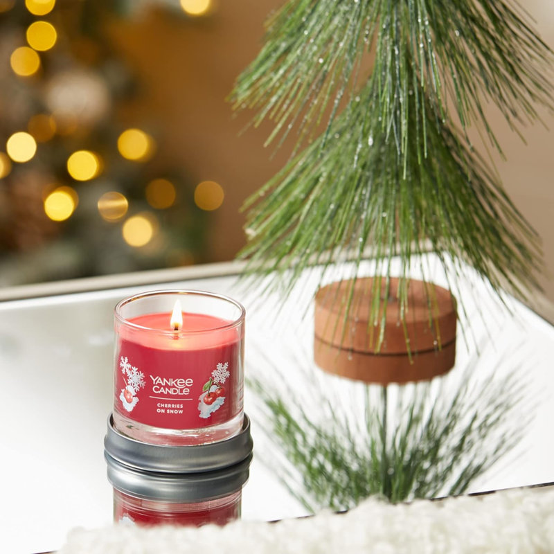 Bougie parfumée cerises sur neige