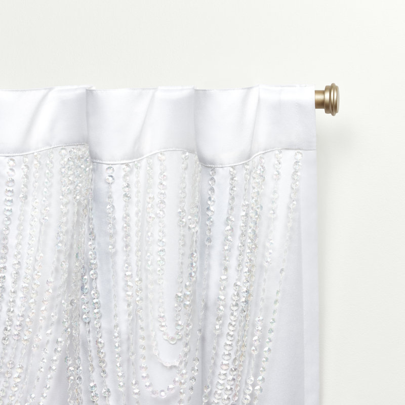 Blackout Curtain Pair, White, 54" W x 84" L