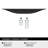 Current 5-1/16 inch (128mm) Center-to-Center Matte Black Cabinet Pull - 25 Pack-111778518-111778524