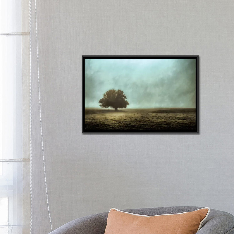 «Silent and Still», reproduction sur toile, Toile avec cadre noir, H 8 po x l 18 po x P 26 po, Pas de tapis