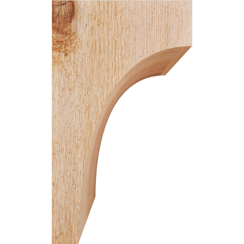 Huntington Corbel, H 10 po x l 6 po x P 6 po, Sciage brut, Cèdre rouge