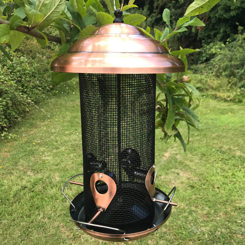 Fiqueroa Metal Hanging Tube Bird Feeder