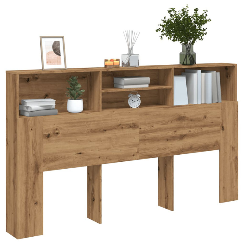 Melchor Headboard, 103.5" H x 200" W x 19" D, Artisan Oak