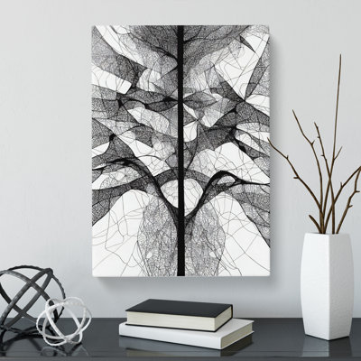 Abstract Line - Wrapped Canvas