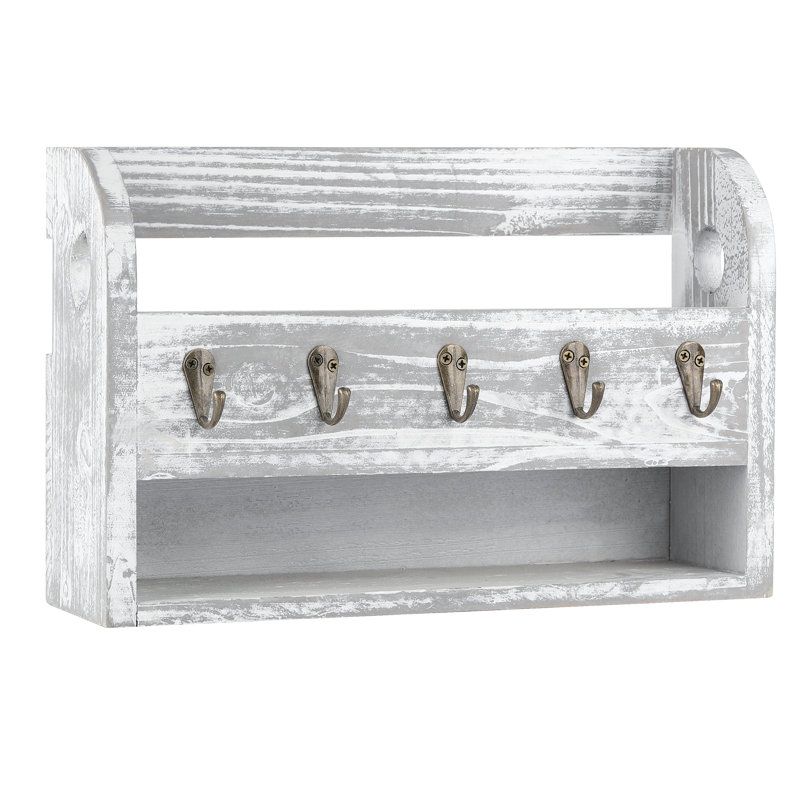 Kentarou Solid Wood Wall Organizer