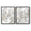 Sable glyphes I - impression encadrée de qualité supérieure - prêt à être accroché - aucun clou requis - aucun clou requis-1683641554-1683641583