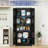 Metal Kitchen Pantry Cabinet - Adjustable Storage Shelves, 61" Tall White Steel Cabinet for Kitchen/Pantry/Bathroom/laundry room, Heavy Duty & Freestanding-730316879