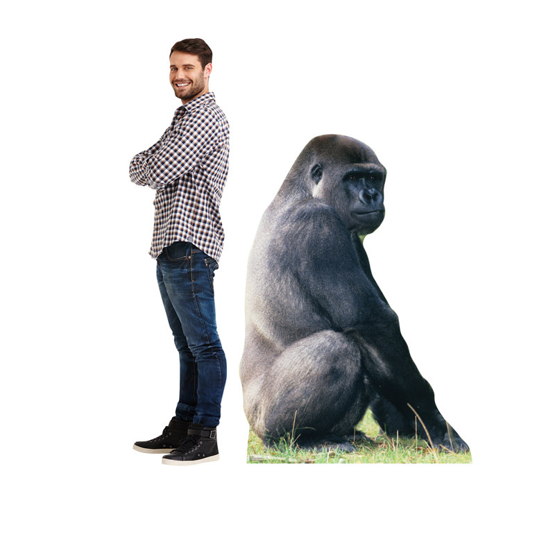 Animals Non-Wall Damaging Wall Decal, Cardboard Standup