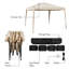 VonHaus Pop Up Gazebo 3 x 3m-1621488095