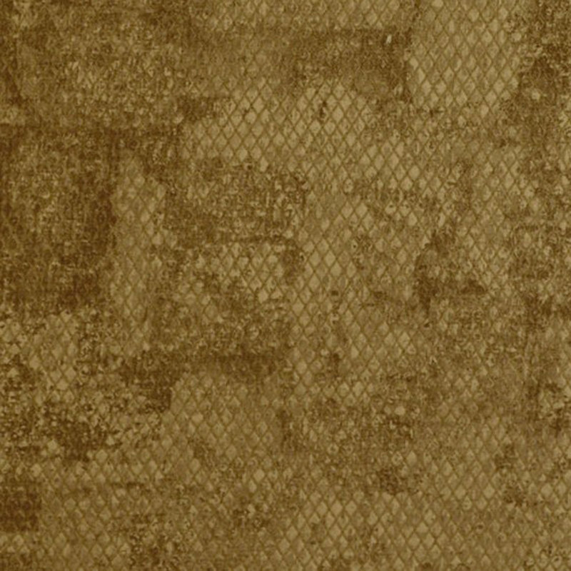 Plutus Hidden Map Textured Gound Cloth With Diamond Pattern Rectangular, Burnished Bronze, 12" x 20"