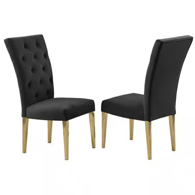 Ensemble de 2 chaises de salle à manger rembourrées Modern