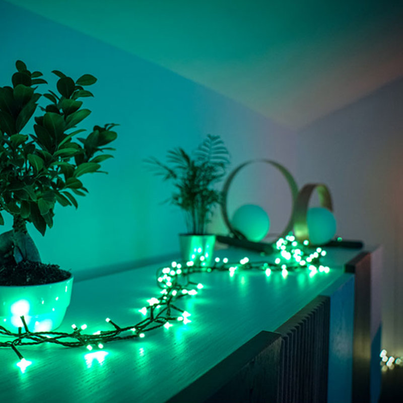 Twinkly Multicolor 26.2ft Smart LED String Lights with 100 Bulbs