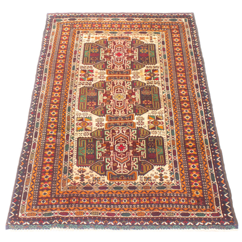 Tapis crème Teimani 3 pi 3 po x 6 pi 0 po