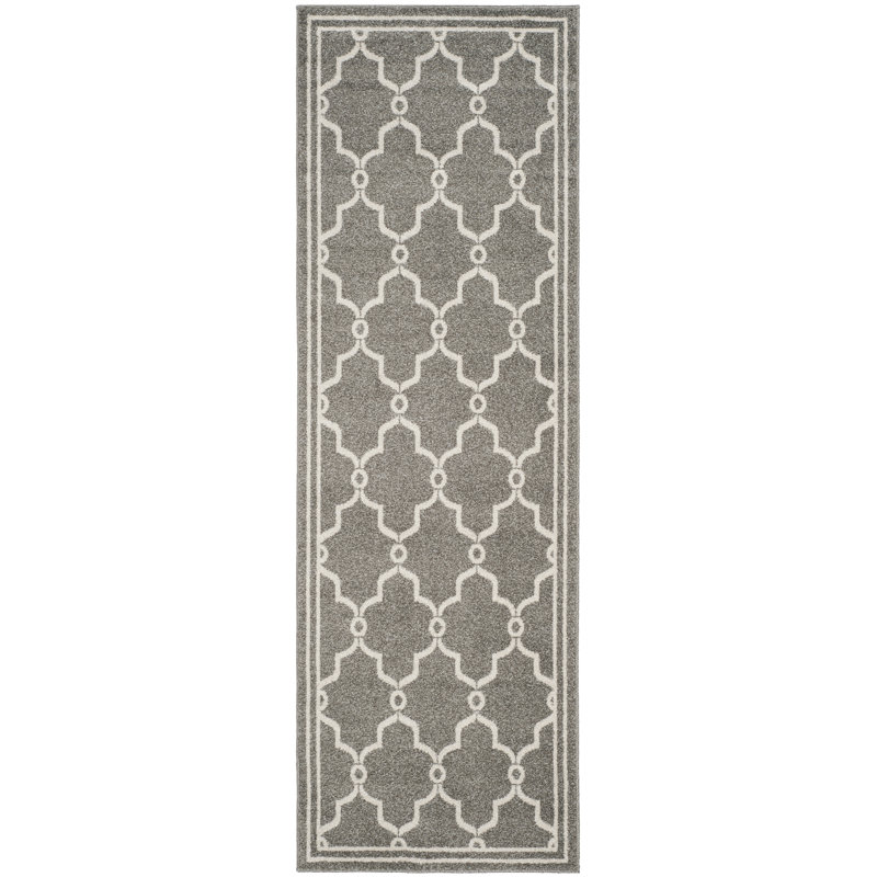 Tapis géométrique Clodfelter Performance, Tapis de couloir 2 pi 3 po x 11 pi