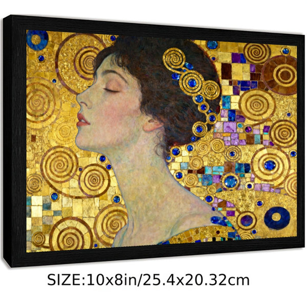 Mercer41 Framed Gustav Klimt Art Nouveau Bohemian Ornate Golden Wall ...